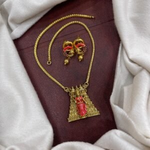 PREMIUM QUALITY GOLD REPLICA NECKSET MF5233