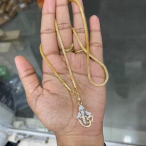 GOLD / DIAMOND REPLICA NECKSET MF5215