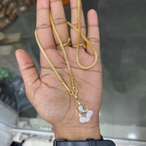GOLD / DIAMOND REPLICA NECKSET MF5215