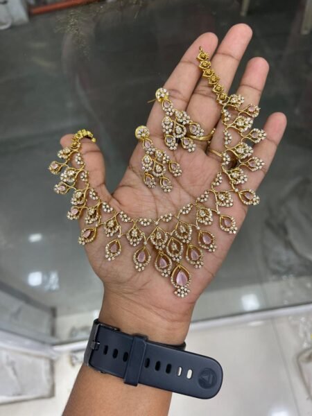 AD STONE GOLD REPLICA NECKSET MF5231