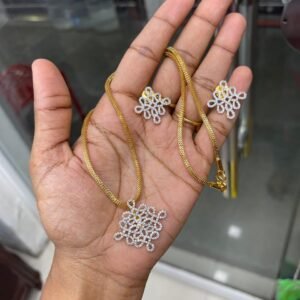 GOLD OR MF5247 DIAMOND REPLICA DOLLAR CHAIN MF5214