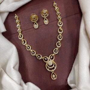 PREMIUM QUALITY GOLD REPLICA NECKSET MF5233