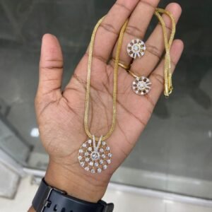 GOLD / DIAMOND REPLICA CHAIN MF5214
