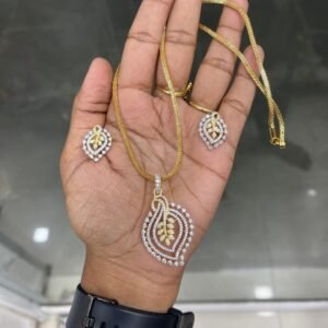 GOLD OR DIAMOND REPLICA DOLLAR CHAIN MF5214