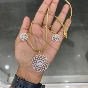 GOLD OR DIAMOND REPLICA DOLLAR CHAIN MF5214