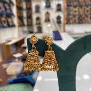 GOPURAM EARING MF5056 – OFFER SALE RS.99 – GOLDEN HANGING