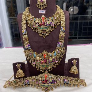 SEMI BRIDAL COLLECTION  MF5274- VINAYAGAR HAND PAINT