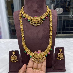 SUPERB COMBO GOLD REPLICATE MF5257 (INV)- LAKSHMI NEW HEAVY JADAU