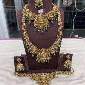SEMI BRIDAL COLLECTION  MF5274 -GREEN HANGING 3 D