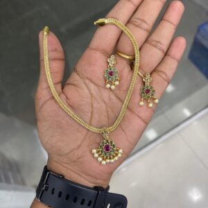 PREMIUM NECKSET MF5218- ATTIGAI KEMP (INV)