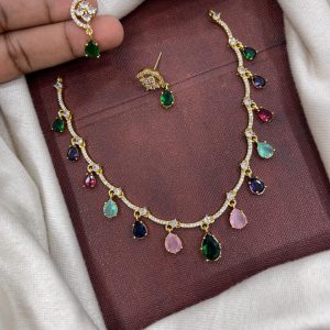 WHOLESALE RATE FOR GOLD DIAMOND REPLICA MFE006 (INV)- NAVARATHNA HANGING