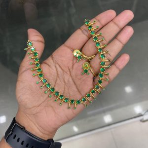 CUTE PREMIUM NECKSET IN FANCY COLUR MF5251 – GREEN