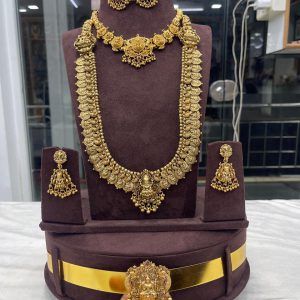 U SHAPE HARAM WITH MATCHING NECKSET AND HIPBELT MF5288 – U SHAPE WITH PENDANT