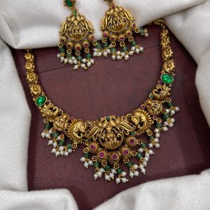 VIRAL COLLECTION NECKSET MF5251 (INV) – Lakshmi green hanging fast move