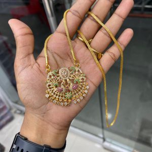 DOLLAR CHAIN COLLECTION MF5282 (INV)- PEACOCK