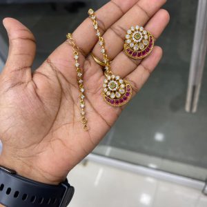 EARING COLLECTION MF5293 – Flower MOON KEMP with MATTAL REMOVABLE