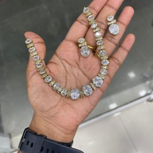 WHOLESALE RATE FOR GOLD DIAMOND REPLICA MFE006 (INV)- GLOSSY WHITE