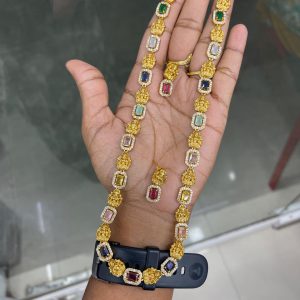 PREMIUM HARAM GOLD COPY MF5297 – NAVARATHNA MULTI