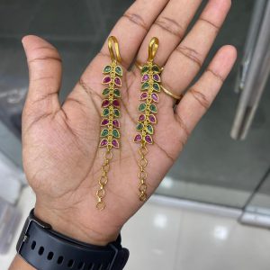 MATTAL COLLECTION MF5293 – LEAF PATTERN RUBY GREEN