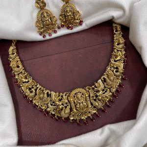 VIRAL COLLECTION NECKSET MF5251 (INV) – RED HANGING