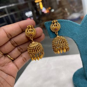 New launching EARING. MF5300 – ELAKATHALI LAKSHMI SINGLE STONE RUBY