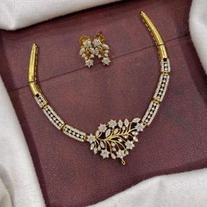 WHOLESALE RATE FOR GOLD DIAMOND REPLICA MFE006 (INV)- FLOWER LEAF HASLI